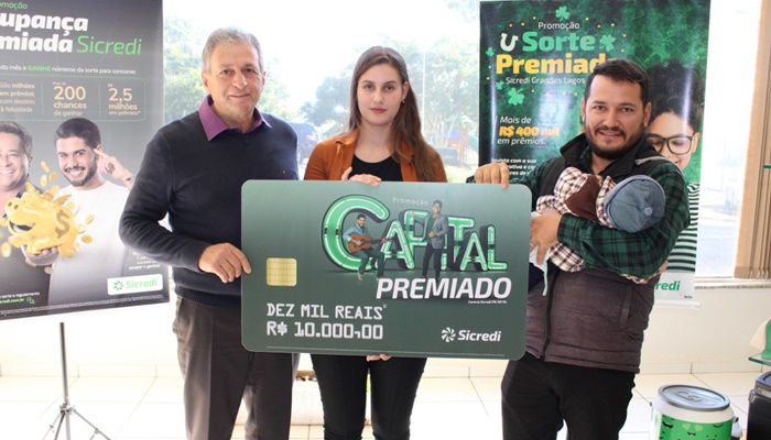  Associada de Virmond é a primeira ganhadora da Sicredi Grandes Lagos da promoção “Capital Premiado”